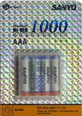 ��� AAA (1.2V 1000mAh) HR-4UG 4EA ī������