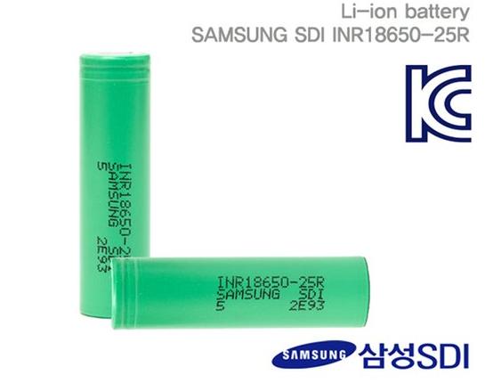 �ＺSDI INR18650-25R ������ 2500mAh 3.6V 20A